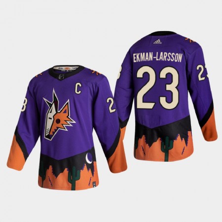 Arizona Coyotes Oliver Ekman-Larsson 23 2020-21 Reverse Retro Authentic Shirt - Mannen